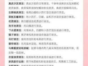 怎么把自己扣的全是水喷泉访页——多功能清洁用品，让你的家居环境焕然一新