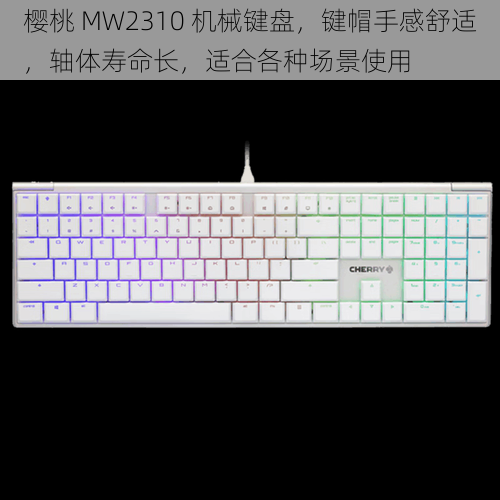 樱桃 MW2310 机械键盘，键帽手感舒适，轴体寿命长，适合各种场景使用