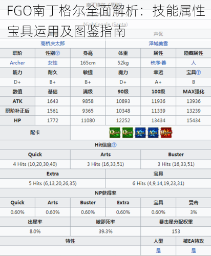 FGO南丁格尔全面解析：技能属性宝具运用及图鉴指南