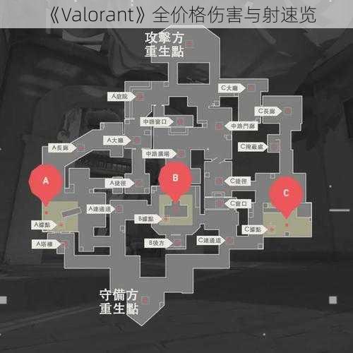 《Valorant》全价格伤害与射速览