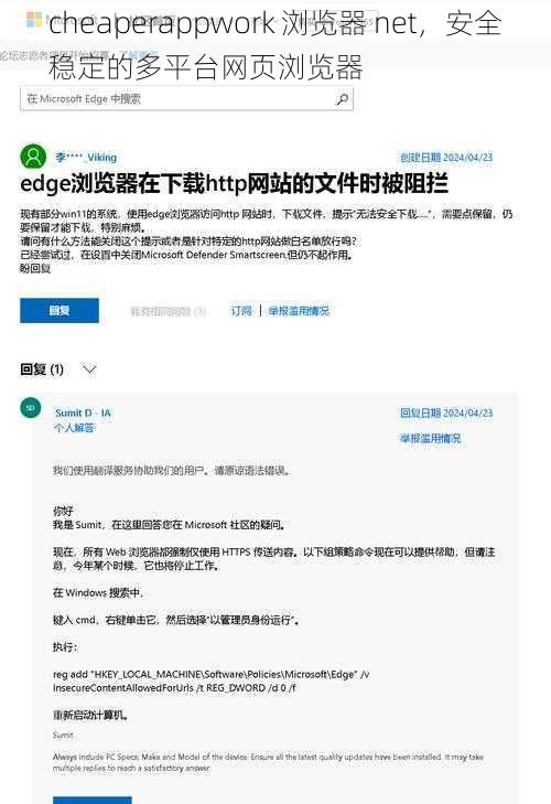 cheaperappwork 浏览器 net，安全稳定的多平台网页浏览器