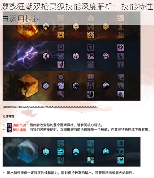 激战狂潮双枪灵狐技能深度解析：技能特性与运用探讨